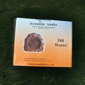 Acoustic Audio Outdoor RS8 300 Watts Rock Speaker Canyon Brown